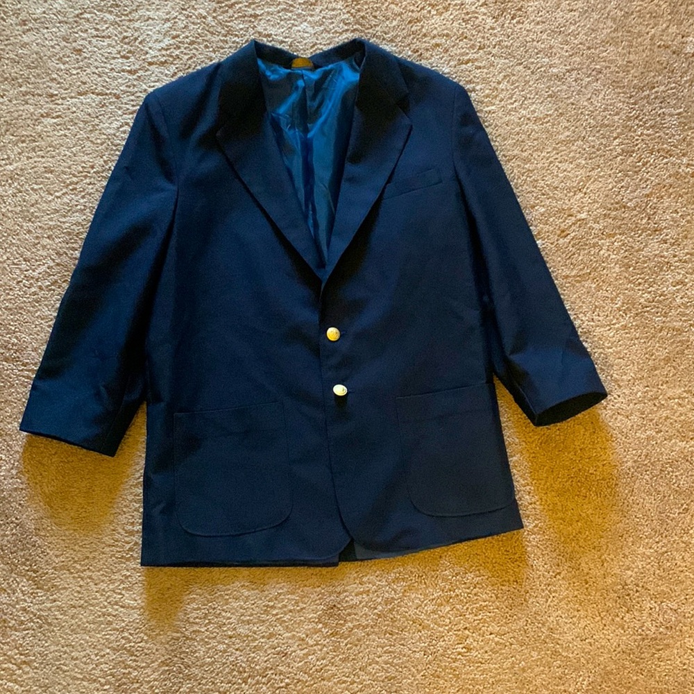 Class club Dillards Navy Blue suit jacket size 18 regular